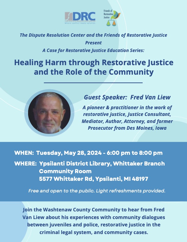 Healing Harm through Restorative Justice and the Role of the Community