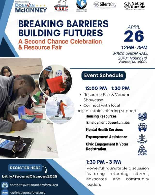 Breaking Barriers, Building Futures: A Community Gathering for Second Chances