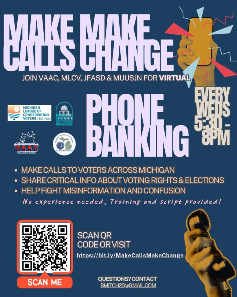 Take Action on August 27: Phone Bank with VAAC, MLCV, and JFASD