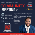 VAAC Community Meetings: Back on September 19