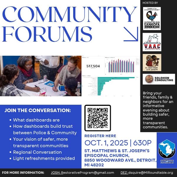 Community Forum: Building Safer, More Transparent Communities
