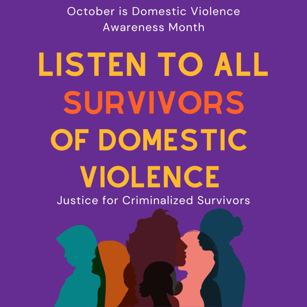Listen to ALL Survivors this Domestic Violence Awareness Month
