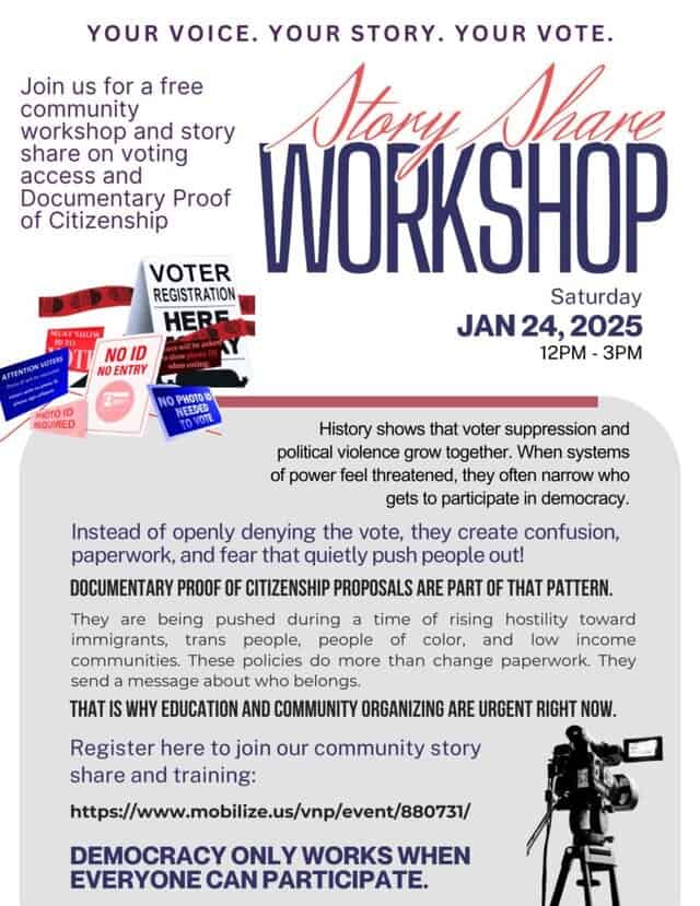 Tell Your Story. Protect Your Vote.