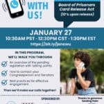 CALL WITH US! Take action on the Board of Prisoners Card Release Act (IDs upon release)