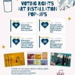 Next Community Voting Rights Art Installation Pop-Up This Saturday