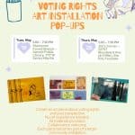 Voting Rights Art Pop-Ups: From Voice to Expression in May