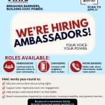 VAAC Is Hiring Ambassadors, Canvassers, and Phone Bankers