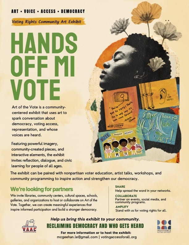 From Community Art Pop-Ups to ArtPrize: VAAC’s Voting Rights Art Installation Heads to Grand Rapids