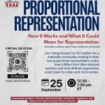 Next Week’s VAAC Friday Community Meeting: Proportional Representation: How It Works and What It Could Mean for Representation
